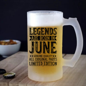 Ποτήρι μπίρας | Legends are born in June