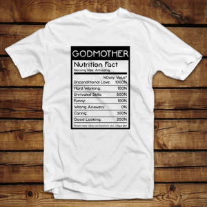 Μπλουζάκι unisex | Godmother Nutrition fact