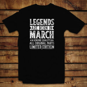 Unisex μπλουζάκι | Legends are born in March