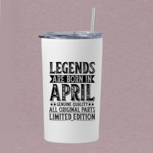 Tumbler θερμός 360ml | Legends are born in April