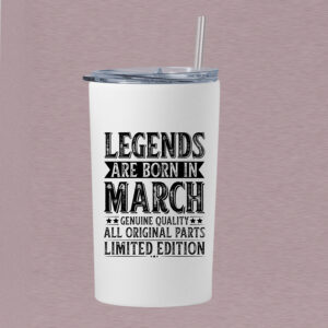 Tumbler θερμός 360ml | Legends are born in March