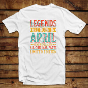 Unisex μπλουζάκι | Legends are born in April