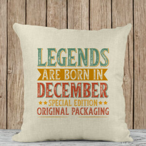 Διακοσμητικό Μαξιλάρι | Legends are born in December