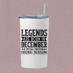 Tumbler θερμός 360ml | Legends are born in  December