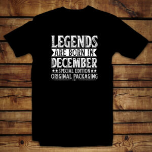 Unisex μπλουζάκι | Legends are born in  December
