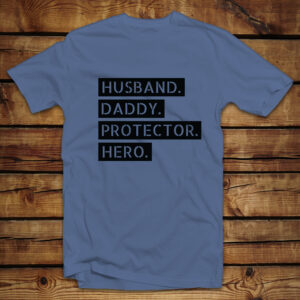 Μπλουζάκι unisex | Husband Daddy Protector Hero