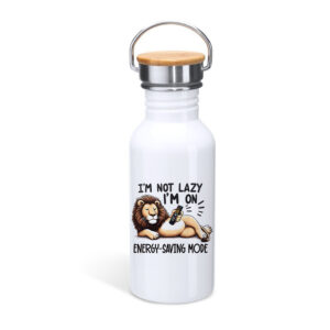 Μπουκάλι με καπάκι μπαμπού | I'm on energy saving mode