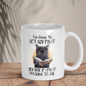 Λευκή Κούπα | I'm going to let god fix it