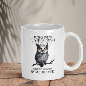 Λευκή Κούπα | My nice button is out of order