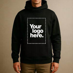 Oversized Φούτερ Unisex | Εκτύπωσε το δικό σου | Μαύρο