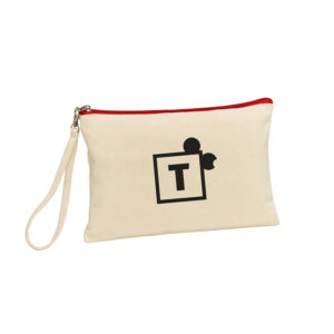 Τσαντάκι Νεσεσέρ Υφασμάτινο | Εκτύπωσε το | Κόκκινο φερμουάρ