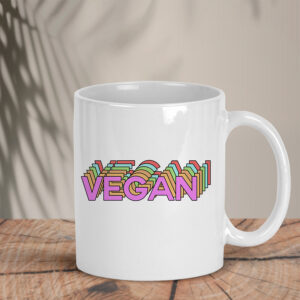 Λευκή κούπα | Vegan 3D