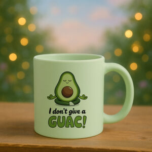 Κούπα Κεραμική Powder Matte 11oz | Μέντα | I don’t give a GUAC!