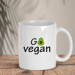 Λευκή κούπα | Go Vegan