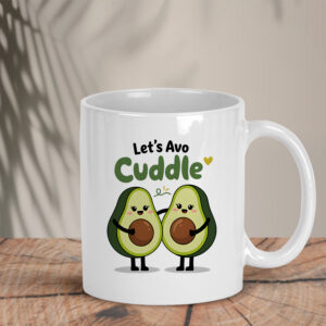 Λευκή κούπα | Let's Avo cuddle